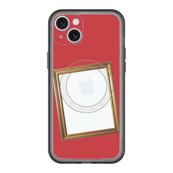 スリムプロテクションプレミアムケース with MagSafe［ Photo Frame - Red ］
