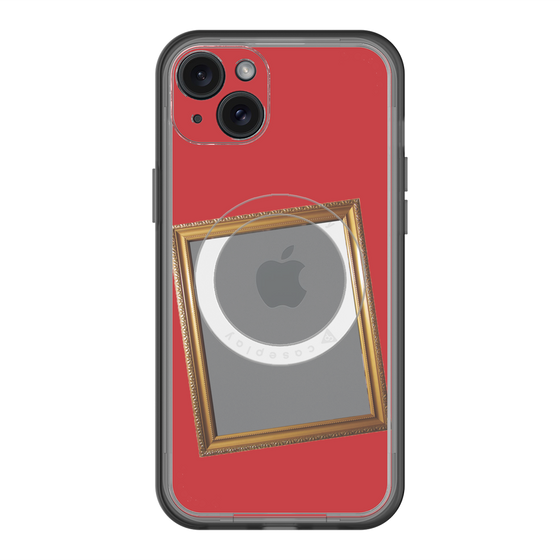 スリムプロテクションプレミアムケース with MagSafe［ Photo Frame - Red ］