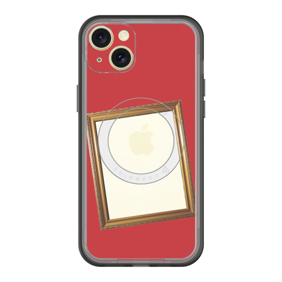 スリムプロテクションプレミアムケース with MagSafe［ Photo Frame - Red ］