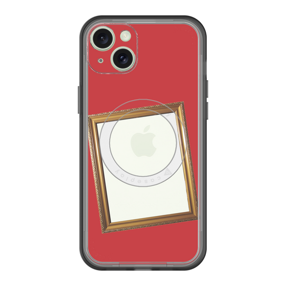 スリムプロテクションプレミアムケース with MagSafe［ Photo Frame - Red ］