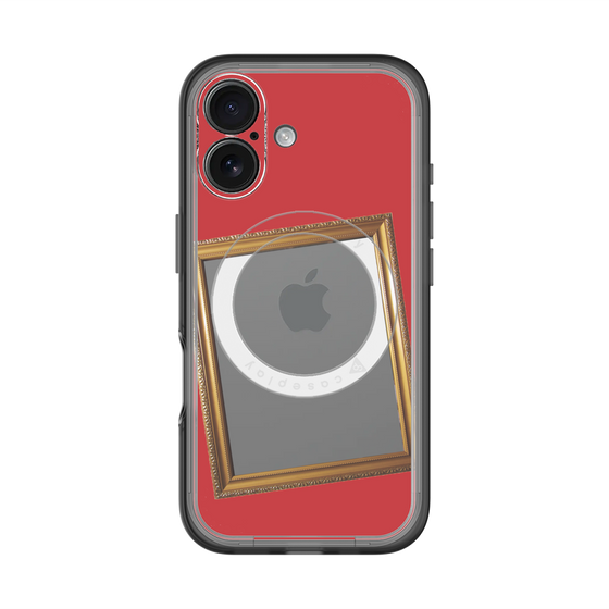 スリムプロテクションプレミアムケース with MagSafe［ Photo Frame - Red ］