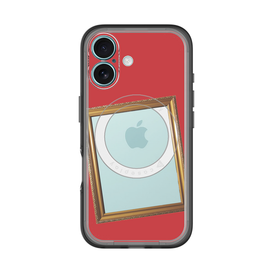 スリムプロテクションプレミアムケース with MagSafe［ Photo Frame - Red ］