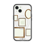 スリムプロテクションプレミアムケース with MagSafe［ Photo Frames - White ］