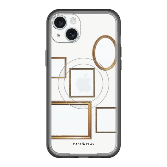 スリムプロテクションプレミアムケース with MagSafe［ Photo Frames - White ］