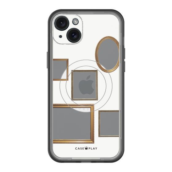 スリムプロテクションプレミアムケース with MagSafe［ Photo Frames - White ］