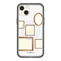 スリムプロテクションプレミアムケース with MagSafe［ Photo Frames - White ］