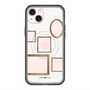 スリムプロテクションプレミアムケース with MagSafe［ Photo Frames - White ］