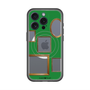 スリムプロテクションプレミアムケース with MagSafe［ Photo Frames - Green ］