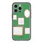 スリムプロテクションプレミアムケース with MagSafe［ Photo Frames - Green ］