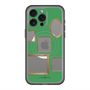 スリムプロテクションプレミアムケース with MagSafe［ Photo Frames - Green ］