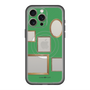 スリムプロテクションプレミアムケース with MagSafe［ Photo Frames - Green ］