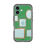 スリムプロテクションプレミアムケース with MagSafe［ Photo Frames - Green ］