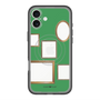 スリムプロテクションプレミアムケース with MagSafe［ Photo Frames - Green ］