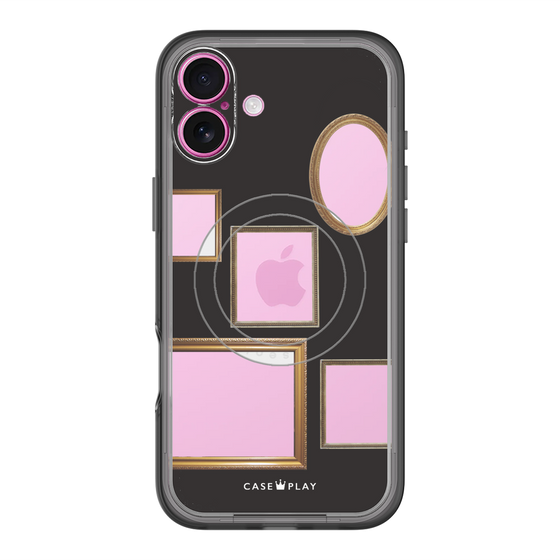 スリムプロテクションプレミアムケース with MagSafe［ Photo Frames - Black ］
