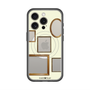 スリムプロテクションプレミアムケース with MagSafe［ Photo Frames - Ivory ］