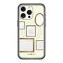 スリムプロテクションプレミアムケース with MagSafe［ Photo Frames - Ivory ］