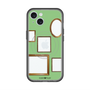 スリムプロテクションプレミアムケース with MagSafe［ Photo Frames - Light Green ］
