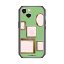スリムプロテクションプレミアムケース with MagSafe［ Photo Frames - Light Green ］