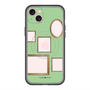 スリムプロテクションプレミアムケース with MagSafe［ Photo Frames - Light Green ］