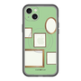 スリムプロテクションプレミアムケース with MagSafe［ Photo Frames - Light Green ］