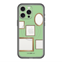 スリムプロテクションプレミアムケース with MagSafe［ Photo Frames - Light Green ］