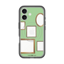 スリムプロテクションプレミアムケース with MagSafe［ Photo Frames - Light Green ］
