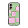 スリムプロテクションプレミアムケース with MagSafe［ Photo Frames - Light Green ］