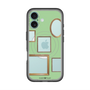スリムプロテクションプレミアムケース with MagSafe［ Photo Frames - Light Green ］