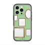 スリムプロテクションプレミアムケース with MagSafe［ Photo Frames - Light Green ］