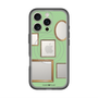 スリムプロテクションプレミアムケース with MagSafe［ Photo Frames - Light Green ］