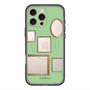 スリムプロテクションプレミアムケース with MagSafe［ Photo Frames - Light Green ］