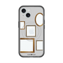 スリムプロテクションプレミアムケース with MagSafe［ Photo Frames - Light Gray ］