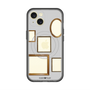 スリムプロテクションプレミアムケース with MagSafe［ Photo Frames - Light Gray ］