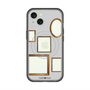 スリムプロテクションプレミアムケース with MagSafe［ Photo Frames - Light Gray ］
