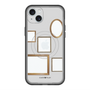 スリムプロテクションプレミアムケース with MagSafe［ Photo Frames - Light Gray ］