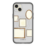 スリムプロテクションプレミアムケース with MagSafe［ Photo Frames - Light Gray ］