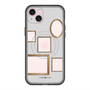 スリムプロテクションプレミアムケース with MagSafe［ Photo Frames - Light Gray ］