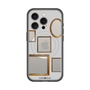 スリムプロテクションプレミアムケース with MagSafe［ Photo Frames - Light Gray ］
