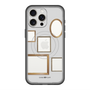 スリムプロテクションプレミアムケース with MagSafe［ Photo Frames - Light Gray ］
