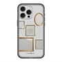 スリムプロテクションプレミアムケース with MagSafe［ Photo Frames - Light Gray ］