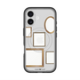 スリムプロテクションプレミアムケース with MagSafe［ Photo Frames - Light Gray ］