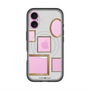 スリムプロテクションプレミアムケース with MagSafe［ Photo Frames - Light Gray ］