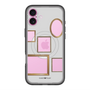スリムプロテクションプレミアムケース with MagSafe［ Photo Frames - Light Gray ］