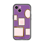 スリムプロテクションプレミアムケース with MagSafe［ Photo Frames - Purple ］