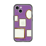スリムプロテクションプレミアムケース with MagSafe［ Photo Frames - Purple ］