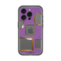 スリムプロテクションプレミアムケース with MagSafe［ Photo Frames - Purple ］