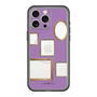 スリムプロテクションプレミアムケース with MagSafe［ Photo Frames - Purple ］