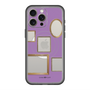 スリムプロテクションプレミアムケース with MagSafe［ Photo Frames - Purple ］