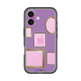 スリムプロテクションプレミアムケース with MagSafe［ Photo Frames - Purple ］