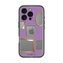 スリムプロテクションプレミアムケース with MagSafe［ Photo Frames - Purple ］